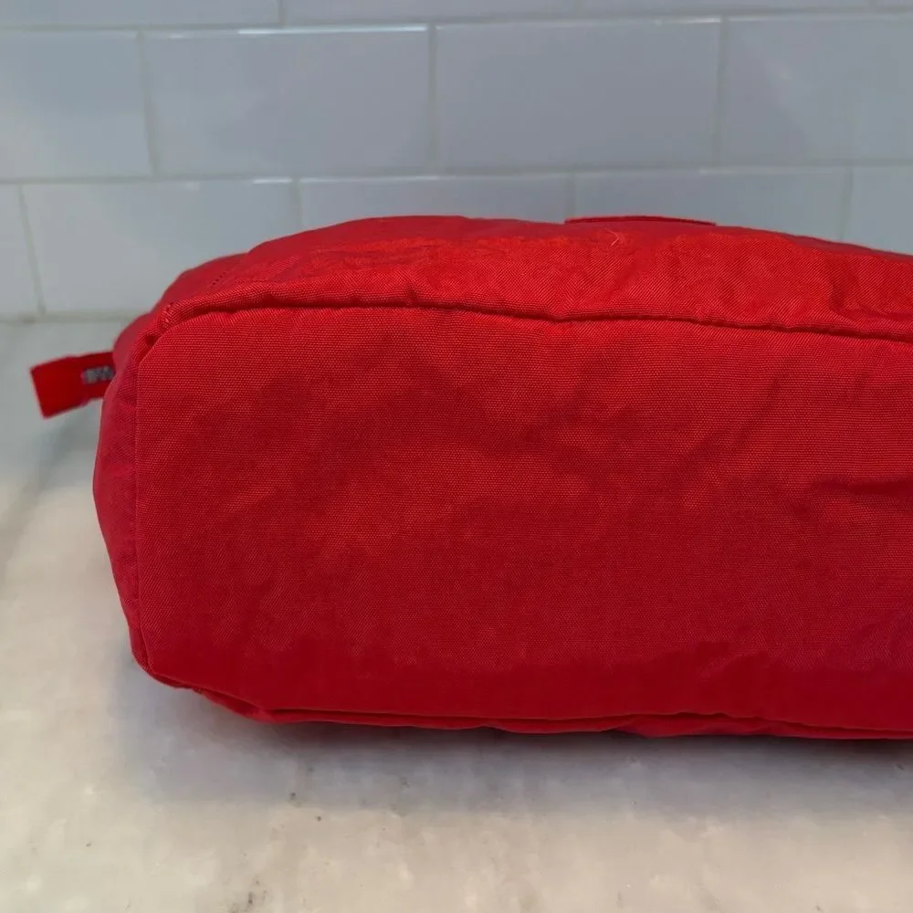 Kipling Bag Purse Handbag  Nicolas medium size red nylon Pocketbook